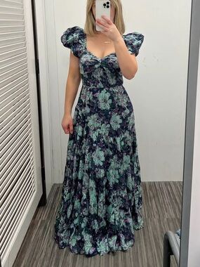 Free People Sundrenched Floral Tiered Maxi Sundress